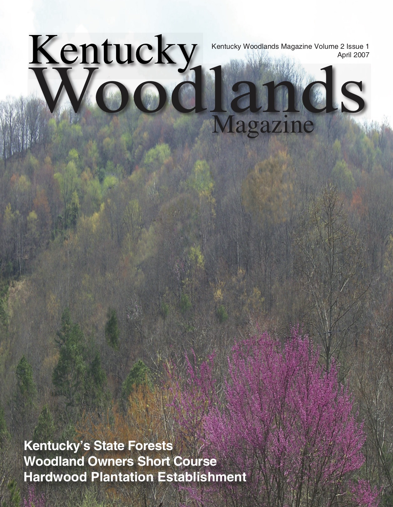 Kentucky Woodlands Magazine, Volume 2, Issue 1 Cover